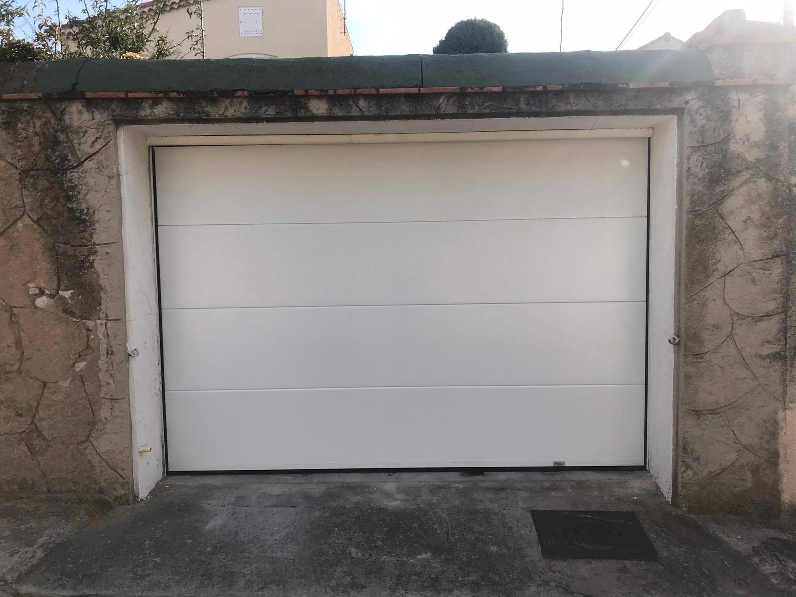 porte de garage alu blanc