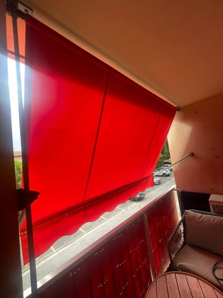 Nouvelle toile de store chez nos clients dans le 5ème à Marseille